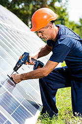 solar panels on house